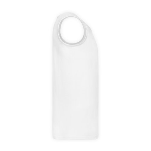 Camiseta de tirantes blanca de algodn para hombre.