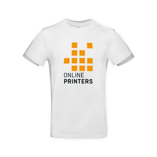 Camiseta de algodn gris ceniza para hombre.