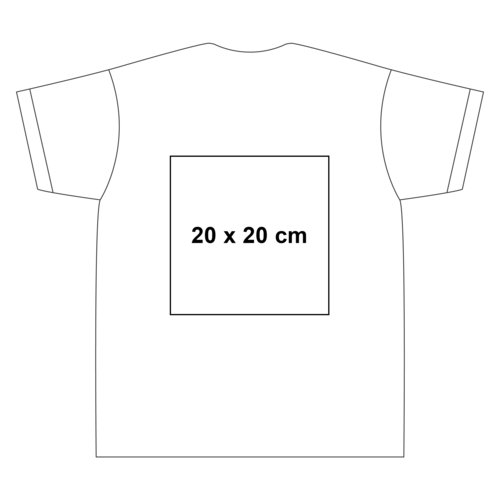 Camiseta bsica de tela para nios, manga corta.