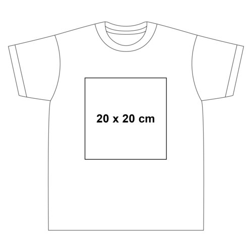 Camiseta blanca de algodn para nio con mangas cortas y cuello redondo.