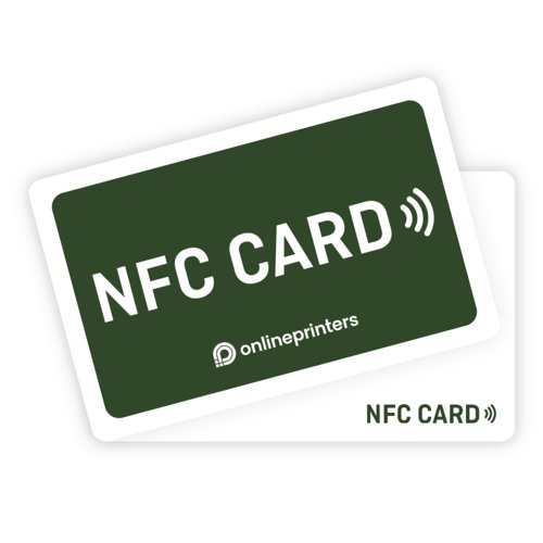 Tarjetas de visita NFC, 8,6 x 5,4 cm, colores 4/4 1