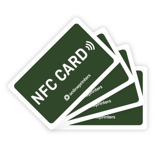 Tarjetas de visita NFC, 8,6 x 5,4 cm, colores 4/4 2
