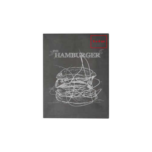 Prensa para hamburguesas de metal con pincel de silicona.