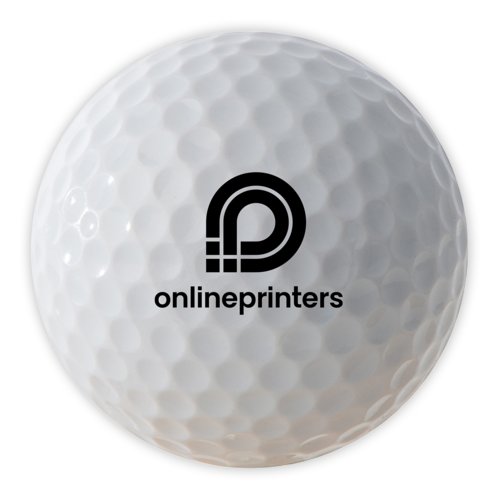Pelota de golf blanca en juego de 3 con hoyuelos.