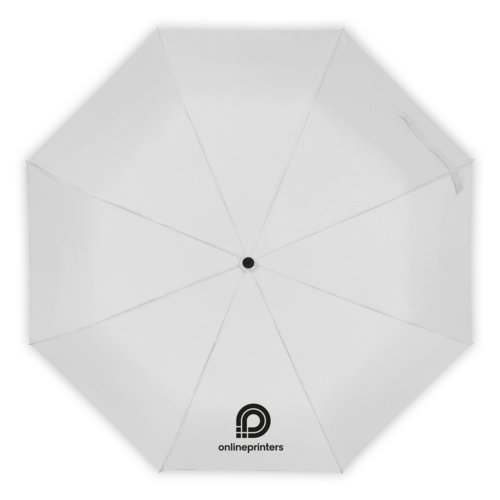 Paraguas blanco con funci�n autom�tica y funda.