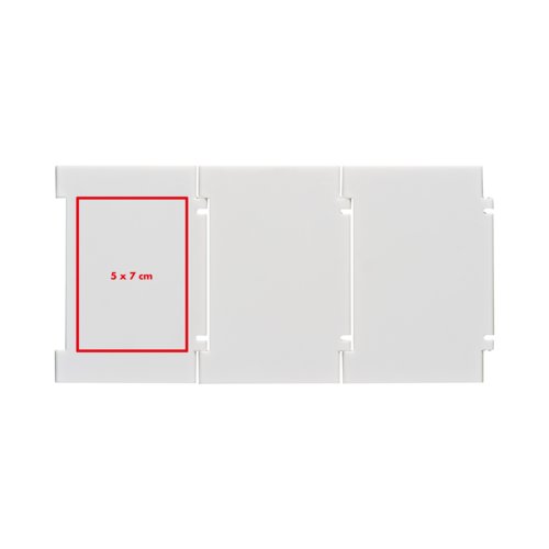 Soporte plegable para bolgrafos de plstico.