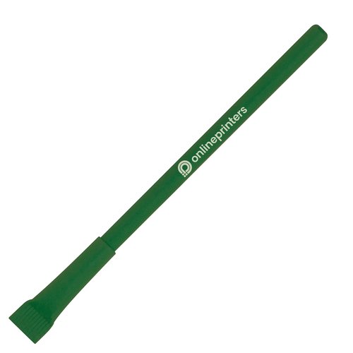 Lpiz sin tinta verde con diseo.