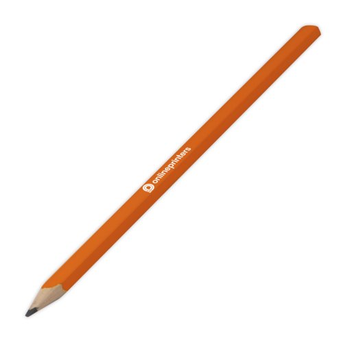 Lpiz de carpintero naranja.