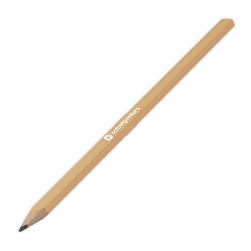 Lpiz de carpintero de madera beige.