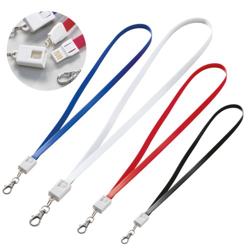 Lanyard con cable de carga Reno 1