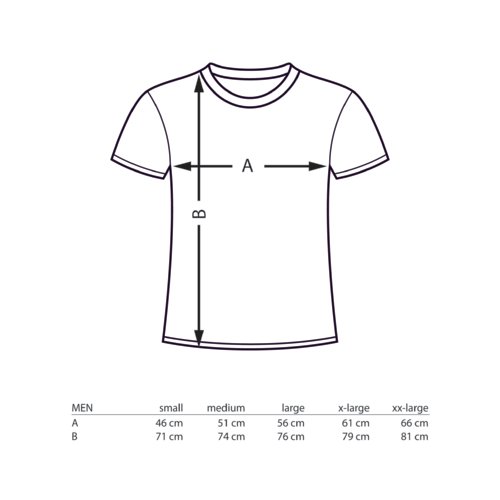 Camiseta de algodn con mangas cortas y cuello redondo.