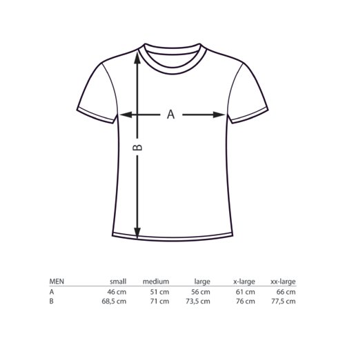 Camiseta de algodn con mangas cortas y cuello redondo.