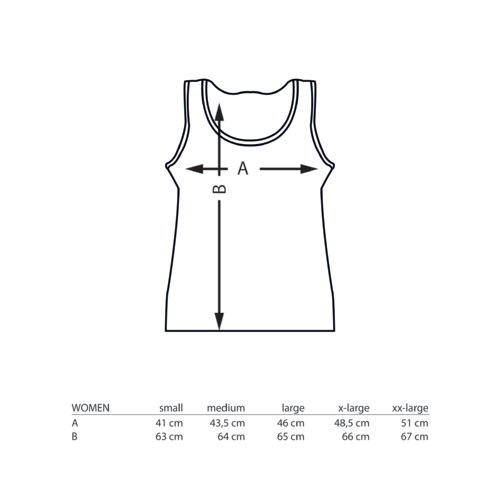 Camiseta de tirantes de algodn con tirantes anchos.