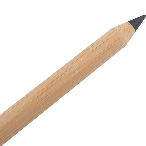 Instrumento de escritura de bamb beige para escribir y dibujar.