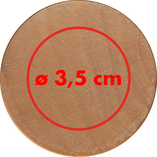 Molinillo de sal y pimienta de madera con mecanismo de molienda.