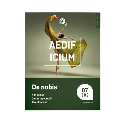 Posters de papel para uso interior y exterior.