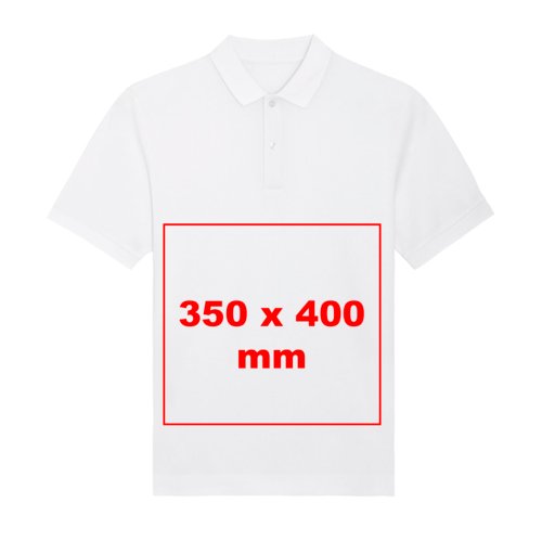 Polo de tela con mangas cortas y tapeta de botones.
