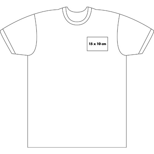 Camiseta de algodn de manga corta para hombre.