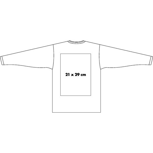 Sudadera de tela de manga larga para hombre.