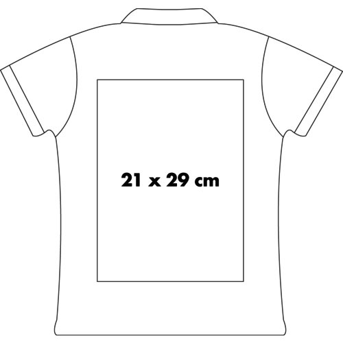 Polo de algodn color azafrn para mujer con tapeta de botones corta.