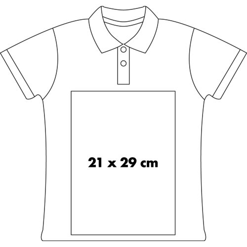 Polo de manga corta para mujer.