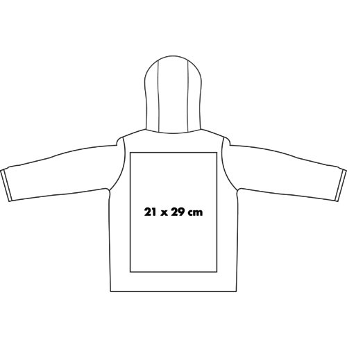 Chaqueta de lluvia ligera con capucha para hombres.