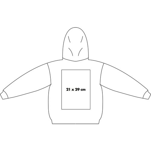 Sudadera de tela para hombre con capucha y bolsillo tipo canguro.