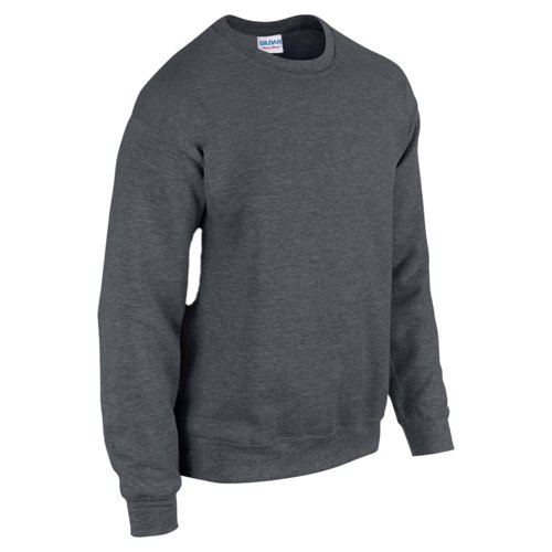 Sudadera gris jaspeado de mezcla de algodn para hombre.