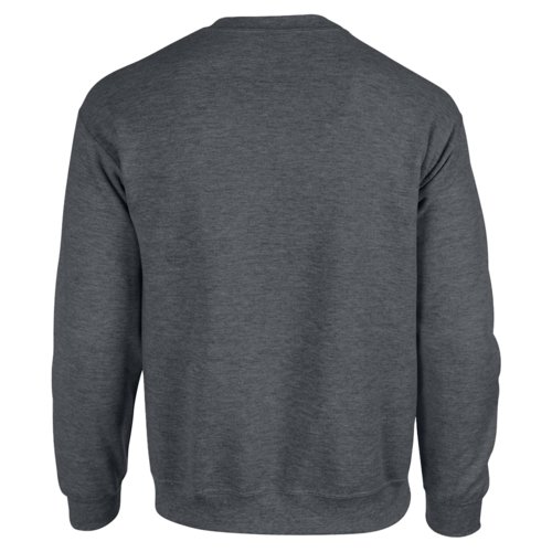Sudadera gris jaspeada de mezcla de algodn para hombre.