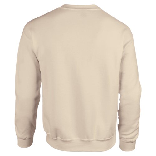 Sudadera de hombre color arena en mezcla de algodn con mangas largas.