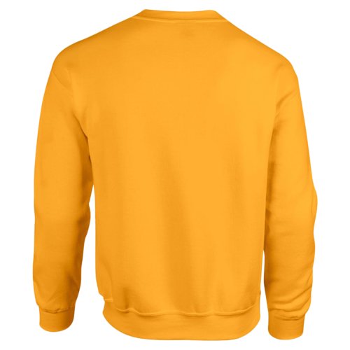 Sudadera amarilla dorada de mezcla de algodn para hombre.