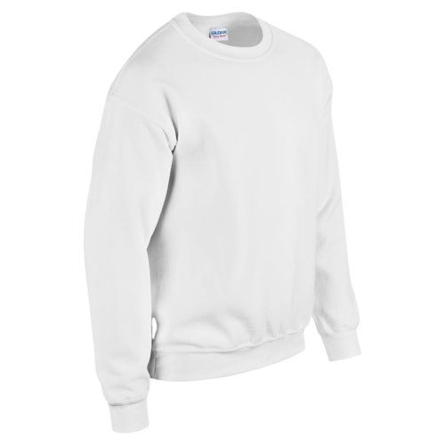 Sudadera blanca de mezcla de algodn y polister para hombre.