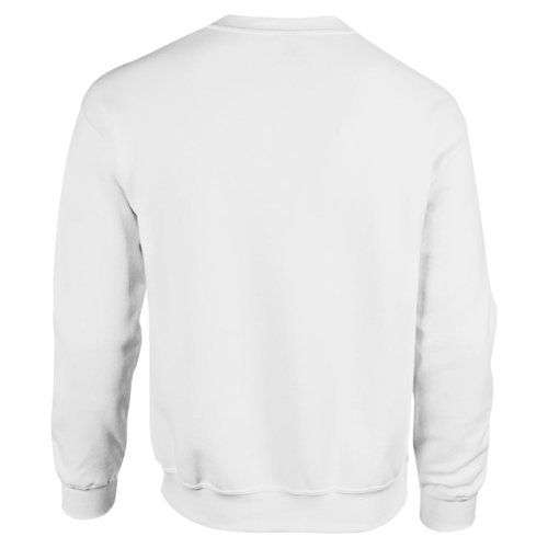 Sudadera blanca de mezcla de algodn y polister para hombre.