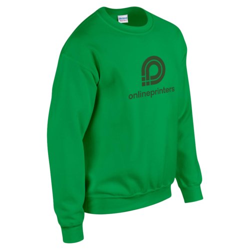 Sudadera verde de mezcla de algodn para hombre.