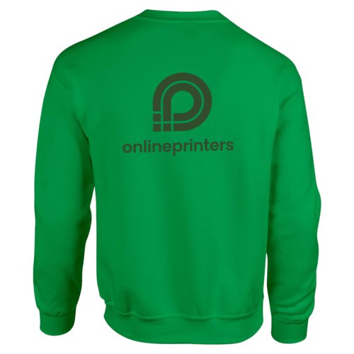 Sudadera verde de mezcla de algodn para hombre.