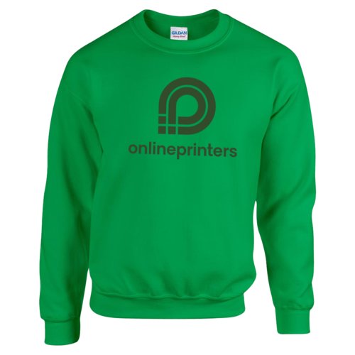 Sudadera verde de tela mixta para hombre.
