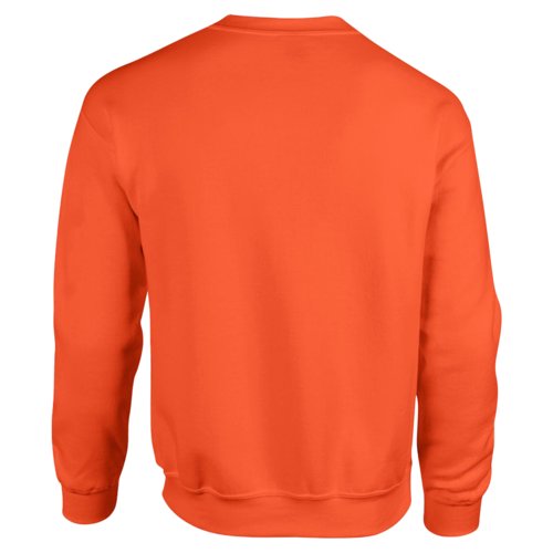 Sudadera naranja de mezcla de algodn para hombre.