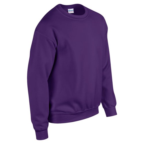 Sudadera violeta de mezcla de algodn para hombre.