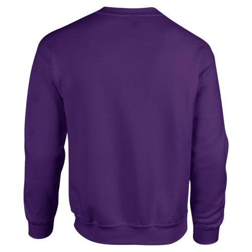 Sudadera violeta de mezcla de algodn para hombre.
