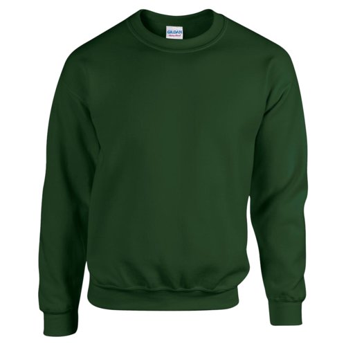 Sudadera verde oscuro de mezcla de algodn para hombre.