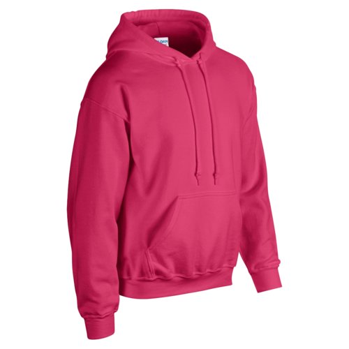 Sudadera con capucha rosa de mezcla de algodn con capucha y bolsillo canguro para hombre.