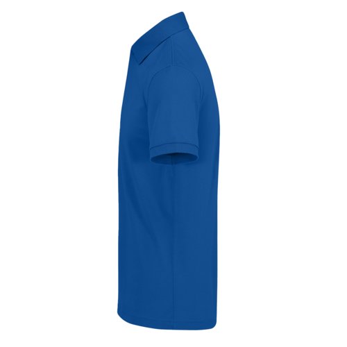 Polo de algodn azul real para hombre.