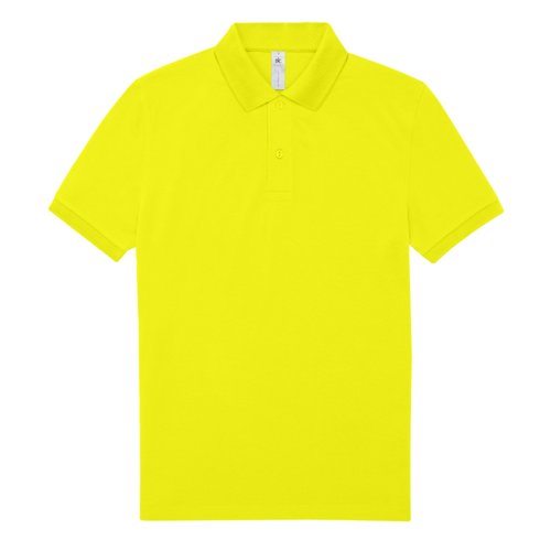 Polo de algodn verde manzana con tapeta de botones corta.