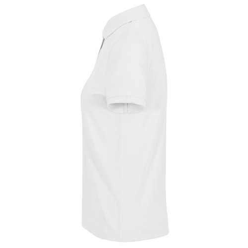 Polo de algodn blanco para mujer.