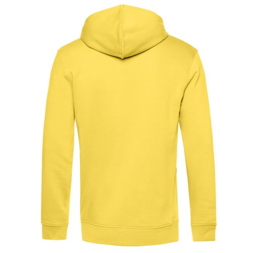 Sudadera con capucha amarilla de algodn-polister para hombre.