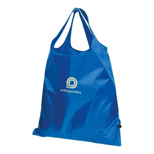 Bolsa convertible azul con cordn.