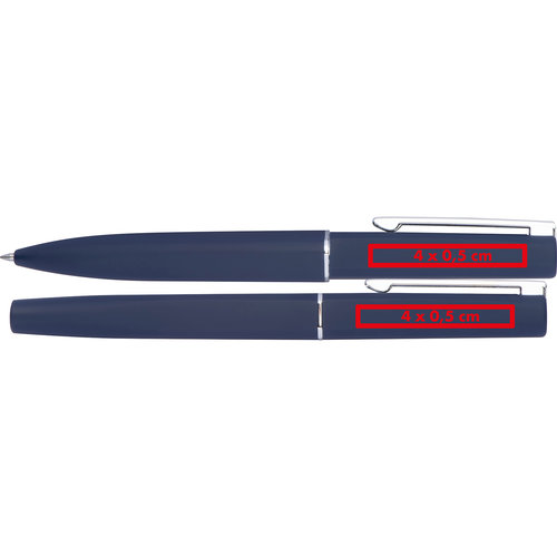 Juego de escritura con bolgrafo y estuche.