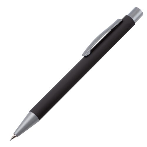 Set de escritura negro con bolgrafo y portaminas.