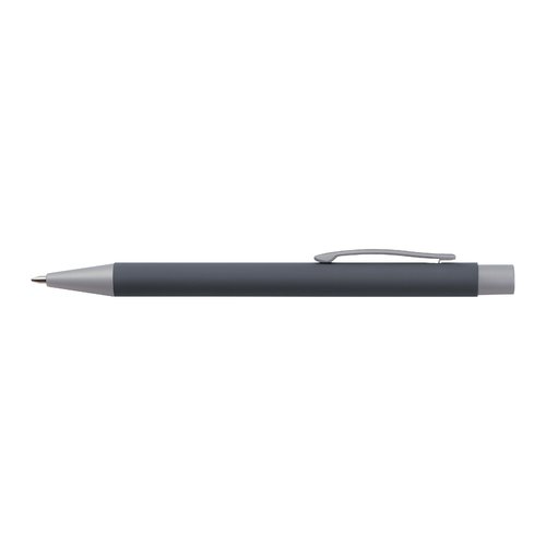 Set de escritura antracita con bolgrafo y estuche.