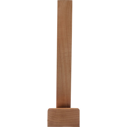Trofeo beige con base de bamb para premios.